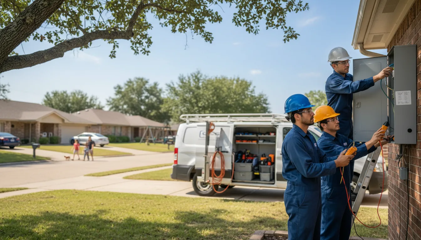 Certified electrician providing emergency electrical services in Fayette, IA